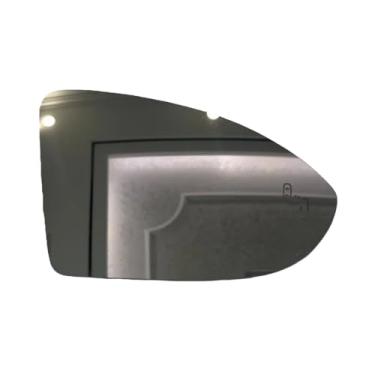 Imagem de Compatível com vw golf 7 lamdo touran l jetta mk7 espelho retrovisor lente carro led aviso ponto cego grande angular vidro aquecido(Right blind spot)