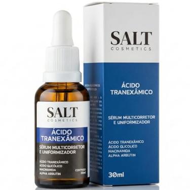 Imagem de Sérum Clareador Multicorretor com Ácido Tranexâmico 6%, Ácido Glicólico 10%, Niacinamida 5% e Alpha Arbutin – Reduz Manchas e Melasma 30 ml – Salt Cosmetics