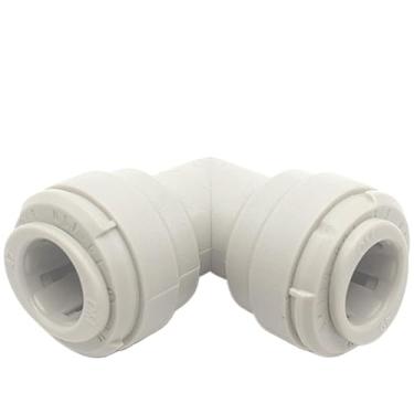 Imagem de Cotovelo macho 1/10.2 cm 3/20.3 cm 1/5.1 cm conector de encaixe rápido POM para filtro de purificador de água de aquário RO sistema de osmose reversa (9,52 mm-9,52 mm)