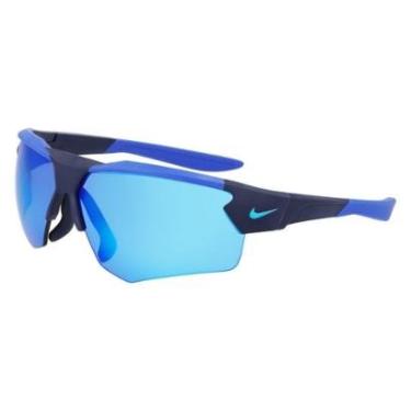 Imagem de Óculos de Sol Nike Cloak DUO EV24036 Matte Obsidian Blue-Masculino