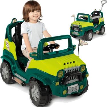 Imagem de Carrinho de Passeio e Pedal Andador com Empurrador Calesita Diipi, Ver