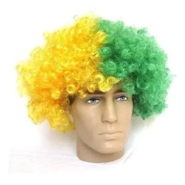 Imagem de Peruca Black Power Palhaço Festas Comemorar Copa Do Mundo - MODAMIX, V