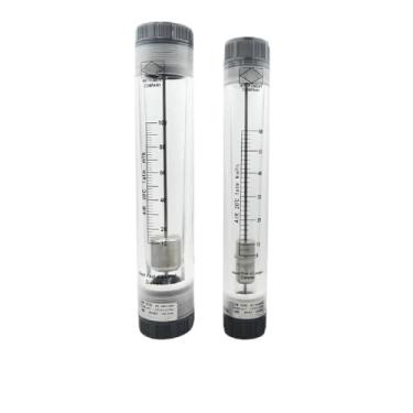 Imagem de Rotâmetro De Flutuador Vertical LZM-15G Em Acrílico, Medidor De Vazão De Gás Em PMMA Com Rosca Fêmea BSP De 1/2" (0,4-25 M³/h) Para Tubulações Industriais De Ar Comprimido - 1 Peça(0.3-3Nm3/H)