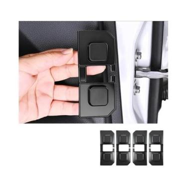 Imagem de Protetor De Porta De Carro Em Silicone Autoadesivo À Prova d'Água 4 Pe