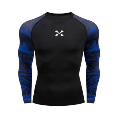 Imagem de Camiseta De Compressão Slim Fit Para Homens Cody Lundin Rash Guard Par