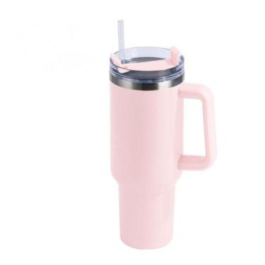 Imagem de Caneca térmica Copo de aço inoxidável com tampa de palha 1.2L - J-One
