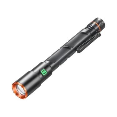 Imagem de Lanterna Mini USB Recarregável De 2000LM Com Clipe E Luz Magnética Par