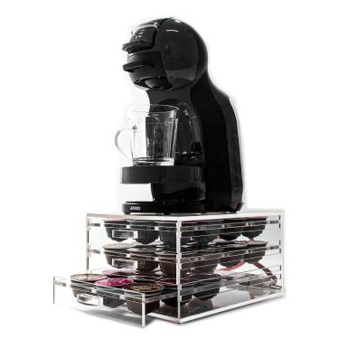 Imagem de Porta Cápsula Café Em Acrílico Para 36 Cápsulas Dolce Gusto