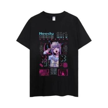 Imagem de Camiseta Masculina De Algodão De Manga Curta 2025 Hot NEEDY GIRL OVERD