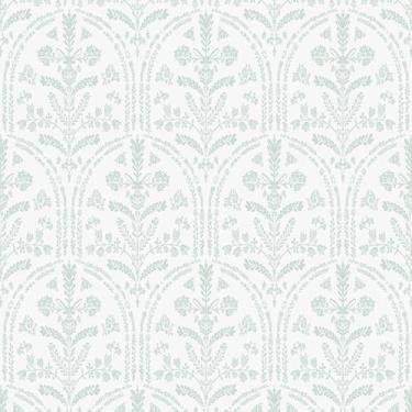 Imagem de Yasinet Papel de parede verde moderno papel de parede de contato boho para armários verde e branco papel de parede removível autoadesivo para quarto/banheiro vinil à prova de água 17,3" × 78,17,8 cm