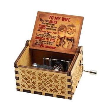 Imagem de Caixa De Música De Madeira O Estranho Mundo De Jack Com Manivela, Pres