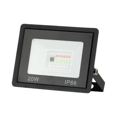 Imagem de Holofote LED RGB 220V 30W 50W 100W IP66 À Prova d'Água Para Iluminação
