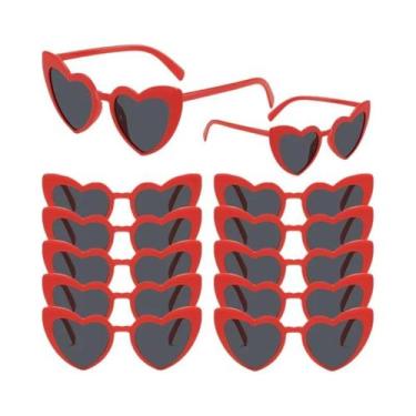 Imagem de Óculos De Sol Femininos Em Formato De Coração, Design Vintage, 12-16 P