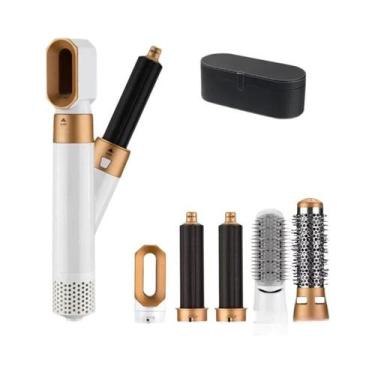 Imagem de Secador De Cabelo 5 Em 1, Escova De Ar Quente, Ferramenta De Estilizaç