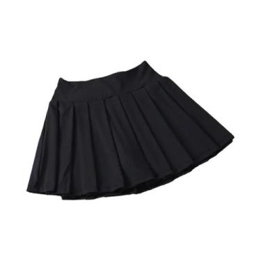 Imagem de Saia De Tênis Plissada Feminina De Secagem Rápida, Cintura Média, Para