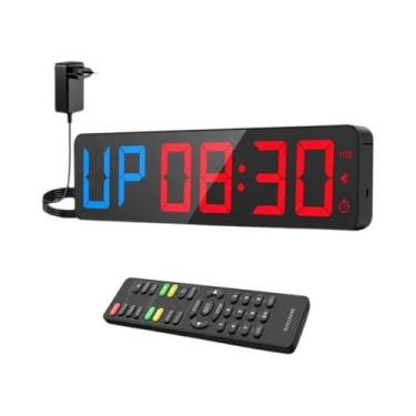 Imagem de Relógio De Parede Com Display LED Grande De 15 Polegadas Para Academia