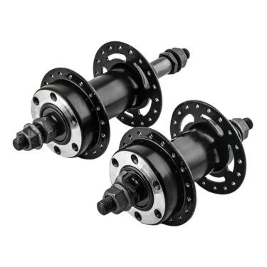 Imagem de Par De Cubos Freio A Disco Aço Rosca 36 Furos Bike Bicicleta