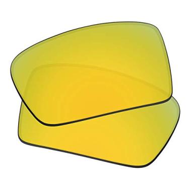 Imagem de Lentes de reposição Predrox Gascan para óculos de sol Oakley polarizadas, Gold Mirror, 0
