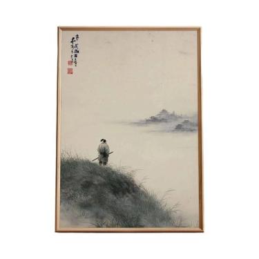 Imagem de Pôster De Arte Em Tela Estilo Asiático Com Tigre Japonês, Peixe Koi, S