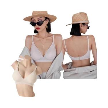 Imagem de Sutiã Sem Costura Sexy Para Mulheres, Com Decote Em V Profundo, Alças 