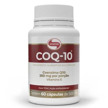Imagem de Coenzima Q10 - 60 cap (200mg p/ porção) - Vitafor