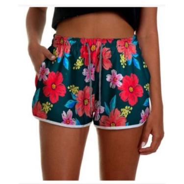 Imagem de Short Praia Floral Tactel - USE MASTER, Floral 2, XG