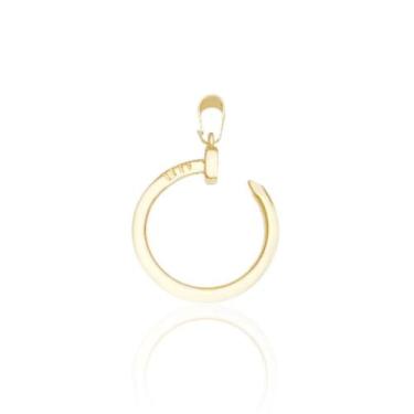 Imagem de Pingente Banhado A Ouro Prego Elegante Feminino - Tropical Jóias, Dour