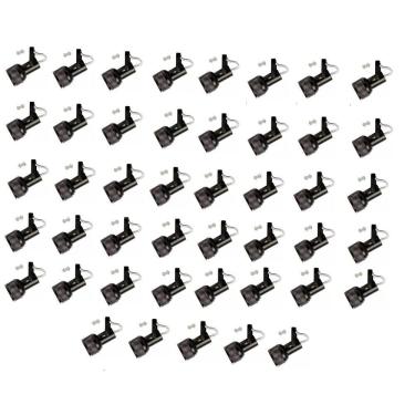 Imagem de Kit 45 Spot Trilho Perfilado Eletro calha Par20 Bulbo OL1