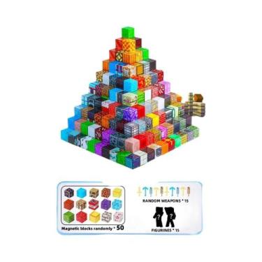 Imagem de Blocos De Construção Magnéticos Educacionais Para Crianças, Bonecos Em