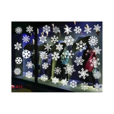 Imagem de Adesivos De Natal Para Janelas, Decoração Para Casa, Quarto Infantil, 