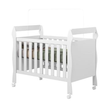 Imagem de Berço Mini Cama 3 Em 1 Soninho 100% Mdf Tigus Baby Branco