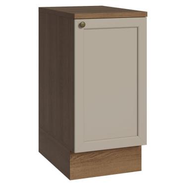 Imagem de Balcão De Cozinha 40 Cm 1 Porta Rustic-crema Vik Madesa Rustic-crema
