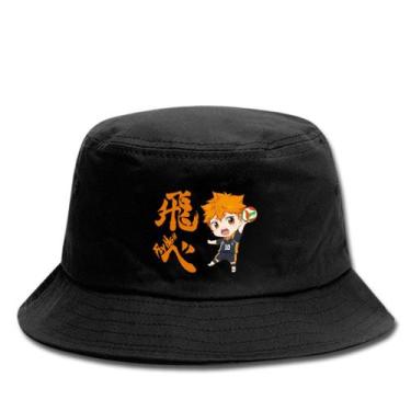 Imagem de Chapéu de pescador Chapéu de pesca dobrável Haikyuus Anime - yiweisai