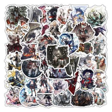 Imagem de Adesivos de vinil impermeável Arknights, anime, 50 unidades/lote - yiw