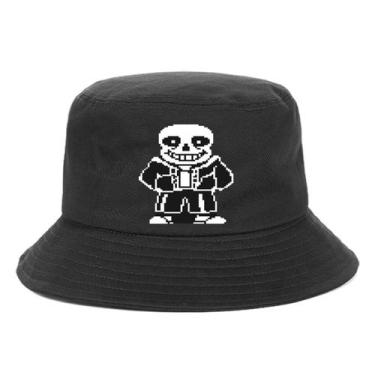 Imagem de Bucket Hat Undertales Sans Anime Sun Fisherman Hat Algodão - Yiweisai