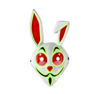 Imagem de Máscara de cosplay com orelhas compridas e dobradas, coelho, carnaval 