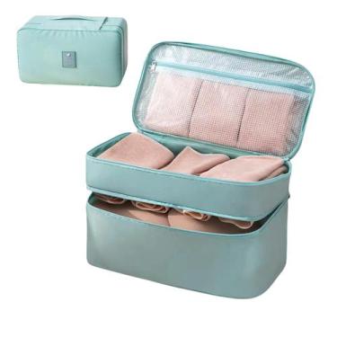 Imagem de Bolsa organizadora de roupa íntima de viagem MOSSTYUS Lightweight Blue