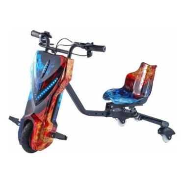 Imagem de Patinete Elétrico Triciclo Infantil Drift 350w 36v - Azul Car, Fogo, G