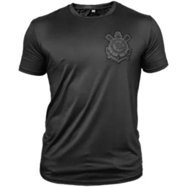 Imagem de Camiseta Coimbra Corinthians All Black Bordado Maculino-Masculino