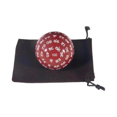 Imagem de Conjunto De Dados Poliédricos D100 Com Bolsa Para Acessórios De Jogos 