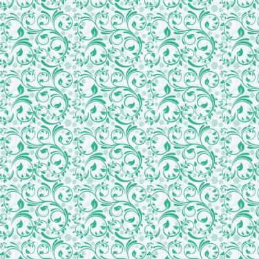 Imagem de Papel De Parede Arabesco Verde Claro Sala Quarto Casal