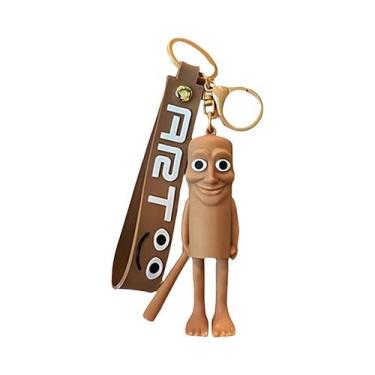 Imagem de Chaveiros Engraçados Tung Tung Sahur Brainrot Animals, Chaveiros De Me