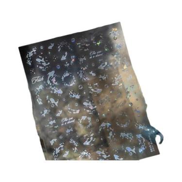 Imagem de Adesivos Decorativos Para Unhas Em Forma De Bolha De Gato Brilhante 5D