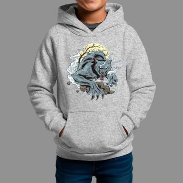 Imagem de Moletom Canguru Infanto Juvenil Streetwear Casual Moda De Rua Inverno 