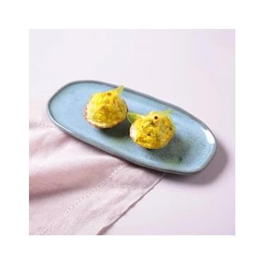 Imagem de Conjunto de Travessas Ovais Rasas Pequenas Porto Brasil Orgânico Breeze 23x11cm - 4 Peças