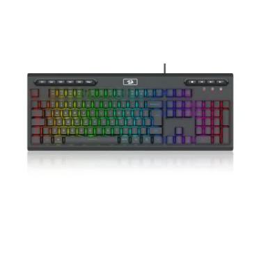 Imagem de Teclado Membrana Gamer Redragon Netherbane K521-RGB C/fio Abnt2 Preto