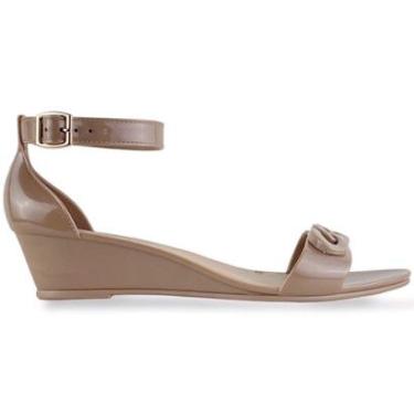 Imagem de Sandália Anabela Crochê Janahina Morena-Feminino