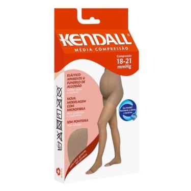 Imagem de Meia-calça kendall média compressão gestante sem ponteira, MEL, G
