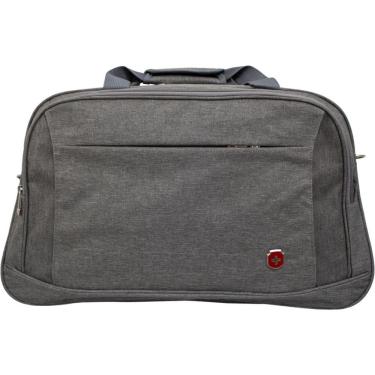 Imagem de Sacola Bolsa De Viagem Academia Espaçosa Alça De Ombro Reforçada - Bogotá - Swissland Cinza Claro