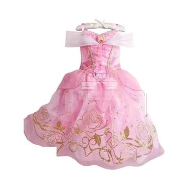 Imagem de Fantasia De Princesa Aurora Para Meninas, Vestido Da Bela Adormecida P